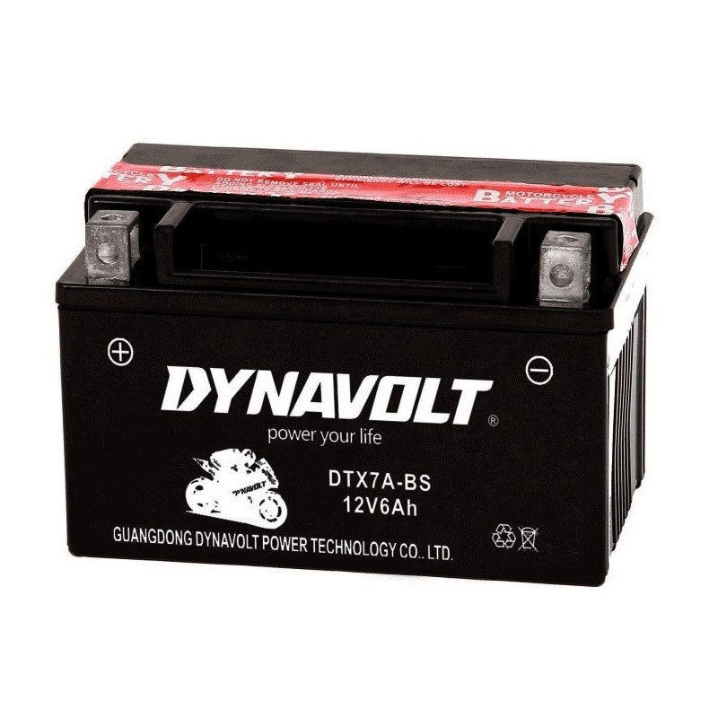 Bateria para moto DTX7A-BS 12V 6Ah (TNT150 / K-BLADE125 / TNT135 / BLOG150)