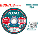 Disco de corte para metal plano 230 MM ( 9" ) X 1.9MM ( 5/64")X 22.2MM ( 7/8" )