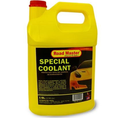 Coolant refrigerante y anticongelante de alto rendimiento, 1 galon. Color Verde.