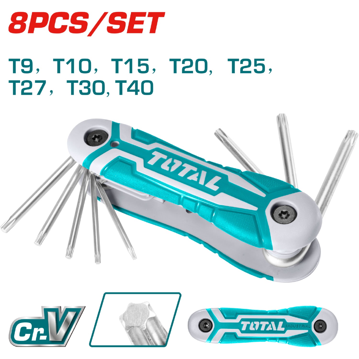 Set de 8 llaves torx