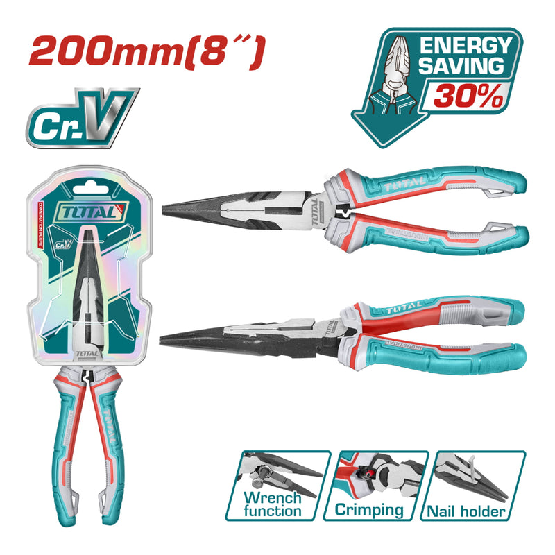 Alicate de puntas largas 8"