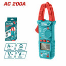 Medidor de Abrazadera Pinza amperimétrica 2000 Counts. Con retención de datos.