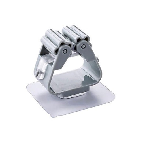 Soporte gancho organizador de pared autoadhesivo para escoba, trapeador