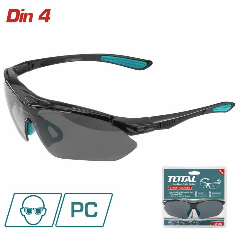 Lentes de seguridad (para uso diario). Material: PC. Tono: 8. Ligero, cómodo.