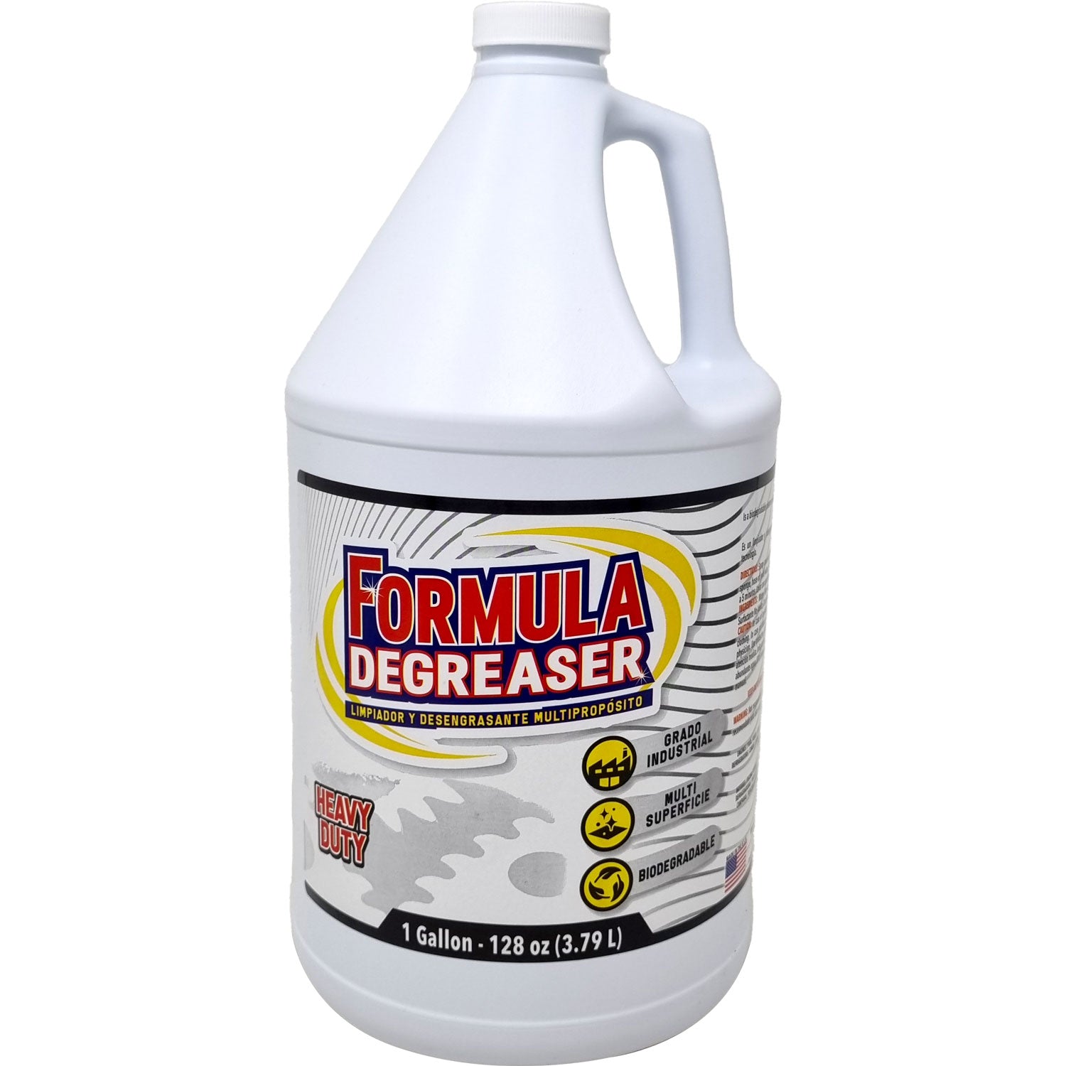 Formula desengrasante superconcentrada heavy duty de 1 galon biodegradable