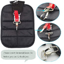 Soporte Colgador Arnés para cargar desmalezadora wira corta grama de nylon. Color negro.