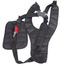 Soporte Colgador Arnés para cargar desmalezadora wira corta grama de nylon. Color negro.