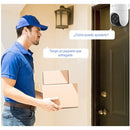 Cámara de seguridad 360° para exteriores con visión nocturna en color