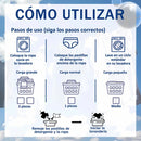 Hojas de Detergente Ultrafinas y Concentradas – Se Disuelven en Lavadora (Pack de 120). Deja la ropa olorosa y suave. Jabón para lavar