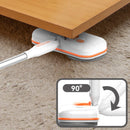 Mopa Eléctrica Inalámbrica con Autolimpieza. Barre, Trapea y Desinfecta. Tanque 750ml, Luz LED y Cabezal Giratorio 90°.