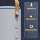 Ventilador De Aire Acondicionado Portátil. Agua Y Hielo Humidificador Pequeño. Difusor De Aroma. Abanico De Escritorio. Color Blanco 16x8.7x37.6CM.