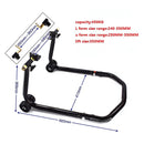 Caballete Trasero para Moto Universal Ajustable con Ruedas. Soporte de motocicleta para rueda trasera.