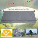 Toldo Retráctil Manual 2 x 1.5M. Tolda Gazebo Color Gris. Carpa Impermeable con Protección UV y Brazo de Aluminio Reforzado.