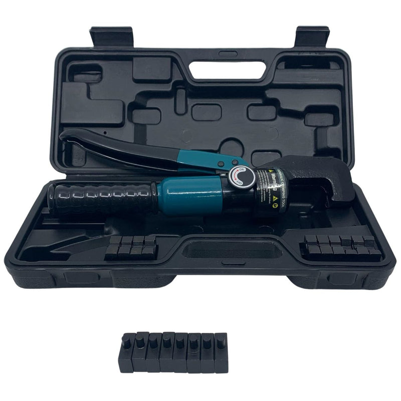 Prensa Hidraulica para sistema de tensores y cable inoxidable.