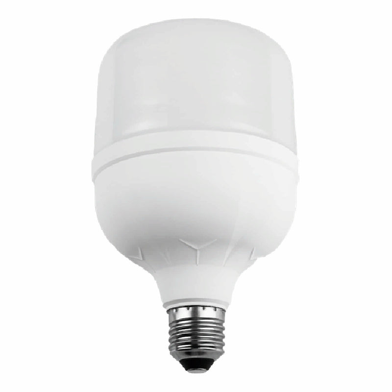 Bombillo LED T Alta Potencia 50W 6500K Luz Fría Base E27 5000 lm, PBT-Aluminio, Encendido Instantáneo. Foco