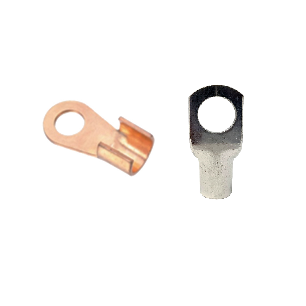 Conector final para cable, de agujero.