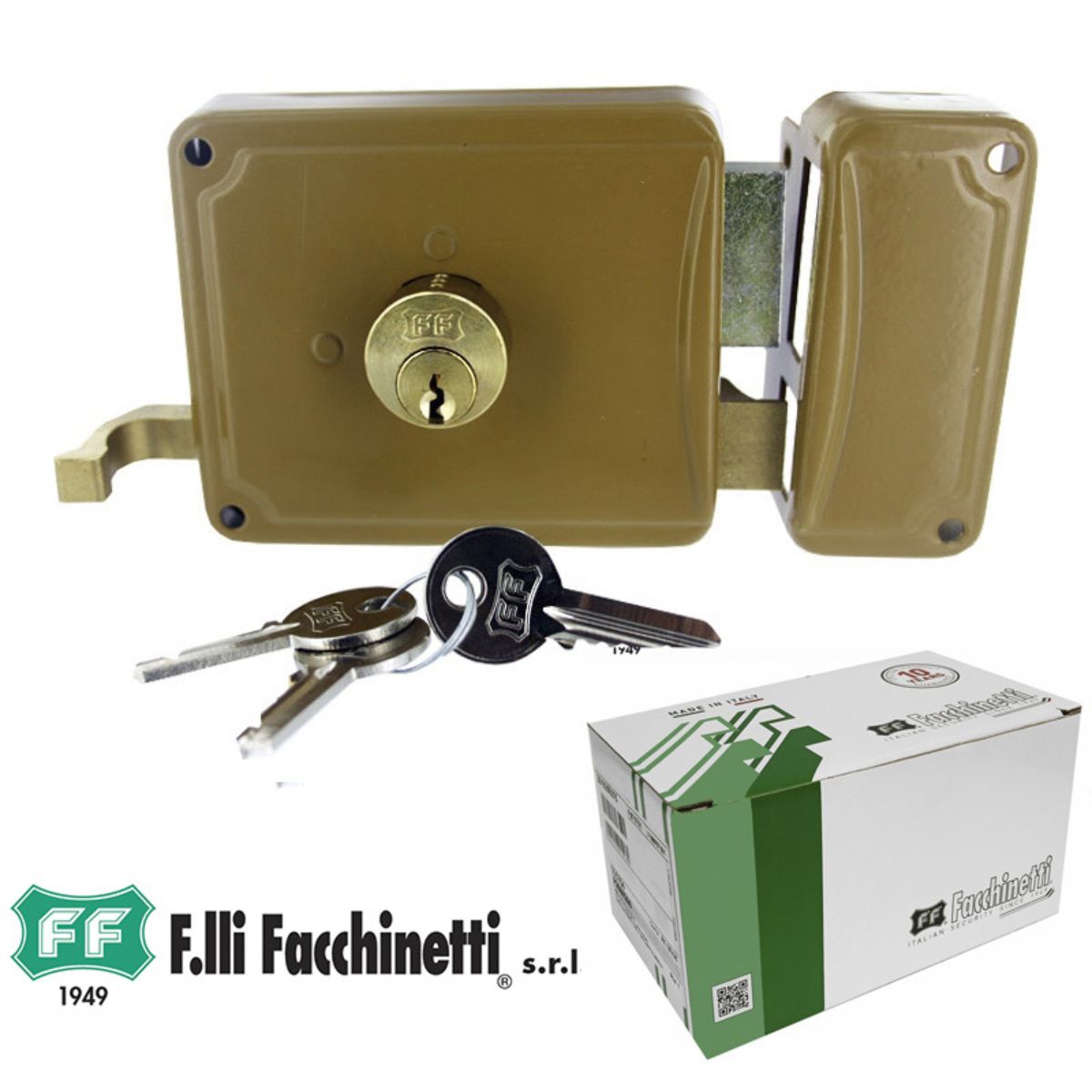 CERRADURA "FACHINETTI" DE SOLDAR IZQUIERDA