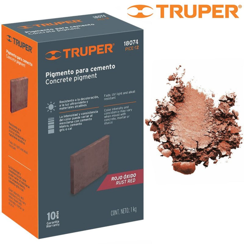 COLORANTE CEMENTO   1 KG ROJO