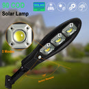 Lámpara Solar LED Para Exterior Con Sensor De Movimiento. Foco De Pared Con Luz Cálida Y Fría, Control Remoto Y Panel Solar.