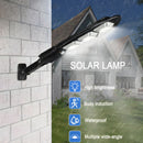Lámpara Solar LED Para Exterior Con Sensor De Movimiento. Foco De Pared Con Luz Cálida Y Fría, Control Remoto Y Panel Solar.