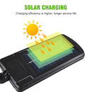 Lámpara Solar LED de Pared con Sensor de Movimiento y Control Remoto. 3 modos de Iluminación. Foco Luz Exterior Impermeable.