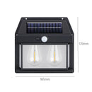 Lámpara Solar LED De Pared Con Sensor De Movimiento. Luz Exterior de  600 Lúmenes. 3 Niveles De Brillo.