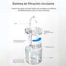 Fuente de Agua Inteligente para Mascotas con Sensor de Movimiento. Bebedero Automático con Filtro para perros o gatos.
