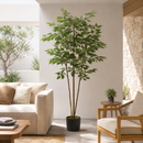 Planta Artificial Ficus Multi Tronco. Árbol Ficus para Interiores Realista. Altura de 180 cm.