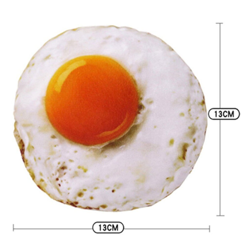 Juguete para perro con sonido. Peluche Huevo Frito. Tamaño 13cm