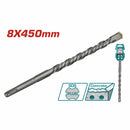 Broca SDS PLUS 8X450mm para taladro rotomartillo.
