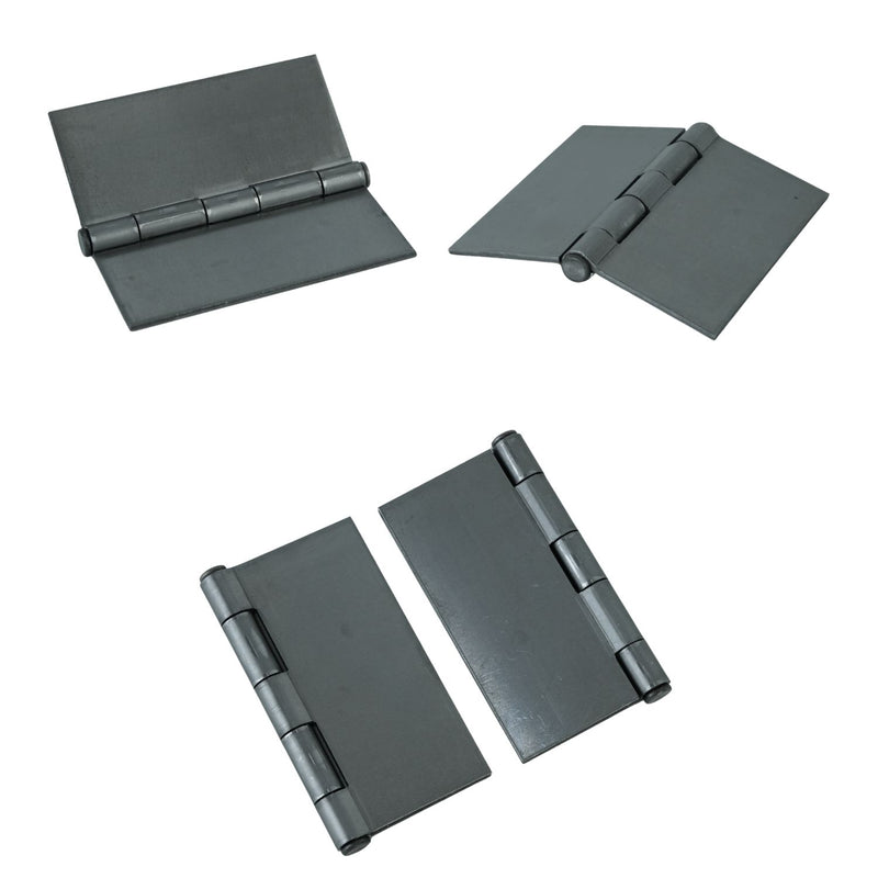 Bisagras para Soldar 4"x4"x2.5mm Superficie Natural  1 Par (2 piezas)