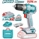 Taladro Inalámbrico sin Escobillas 20V 3/8" 52Nm 0-1500rpm con Batería y Cargador. Drill