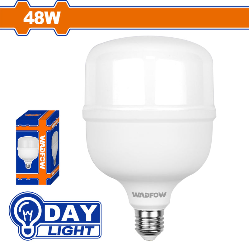 Bombillo LED T 48W 6000K 110-240V~50/60Hz. Luz Diurna. 25000 horas. Base E27. Foco