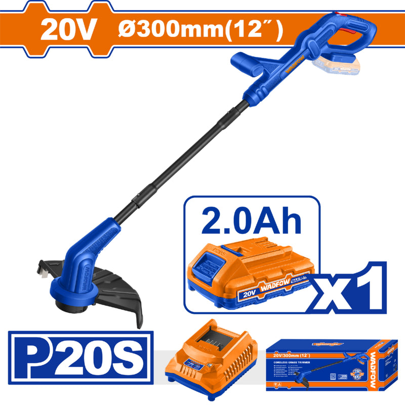 Desmalezadora Inalámbrica 2" 20V Función de Bordeado Incluye Batería 2.0Ah y Cargador. Desbrozadora.