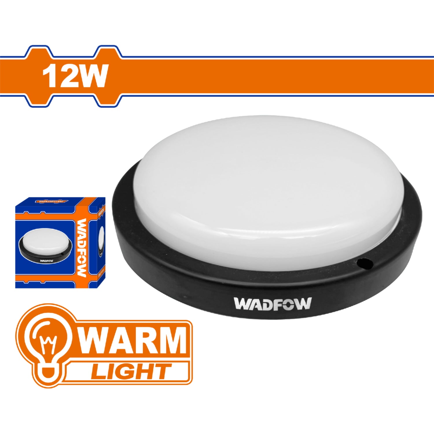 Lámpara Redonda LED 12W 6500K Luz diurna 100~265V/50-60Hz 25000 Horas 960lm IP54