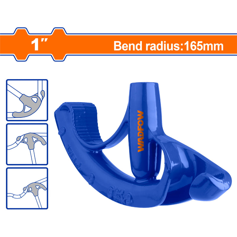 Doblador de Tubos. Diámetro de tubería flexible: Φ1" (25mm) Material: Hierro fundido nodular