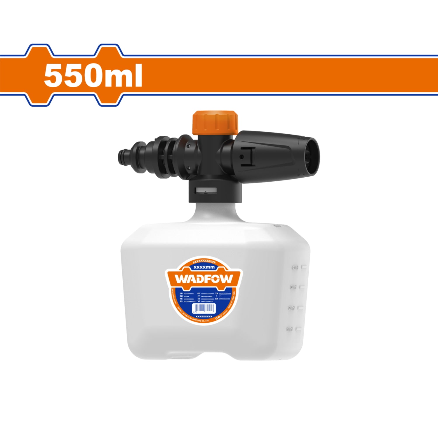 Boquilla de Espuma 550ml Compatible con Hidrolavadoras WHP1A11/WHP3A12/WHP3A14/WHP3A18/WHP1A12
