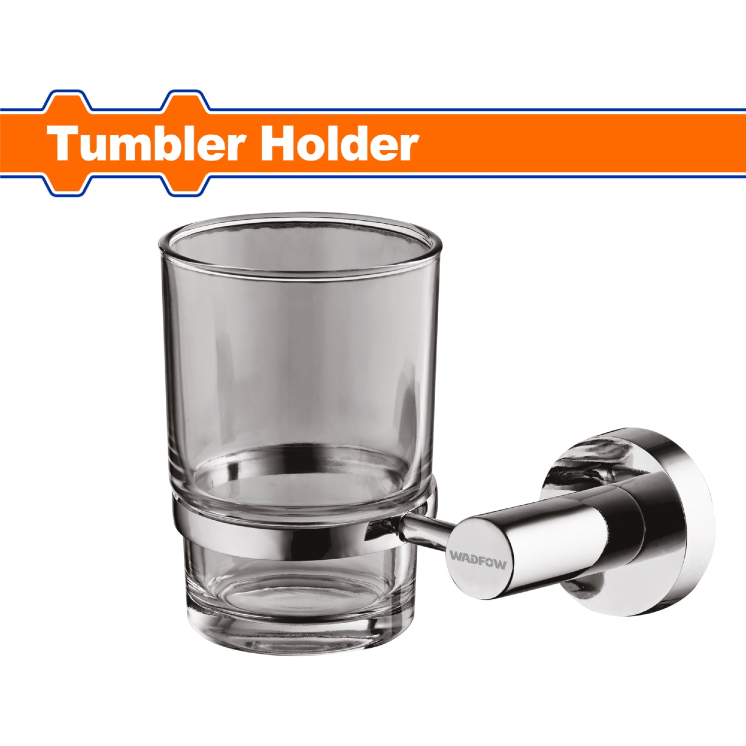 Soporte para cepillo de dientes con vaso de cristal. Para baño Acabado Zinc. Incluye tornillos. Set. Cepillera