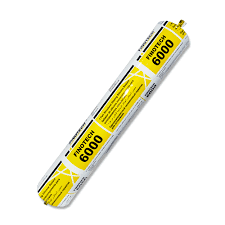 Silicon estructural vidrio aluminio FINOTECH 6000. Salchicha 590 ml silicona negra ( 1 SALCHICHA) 20 AÑOS DE GARANTIA
