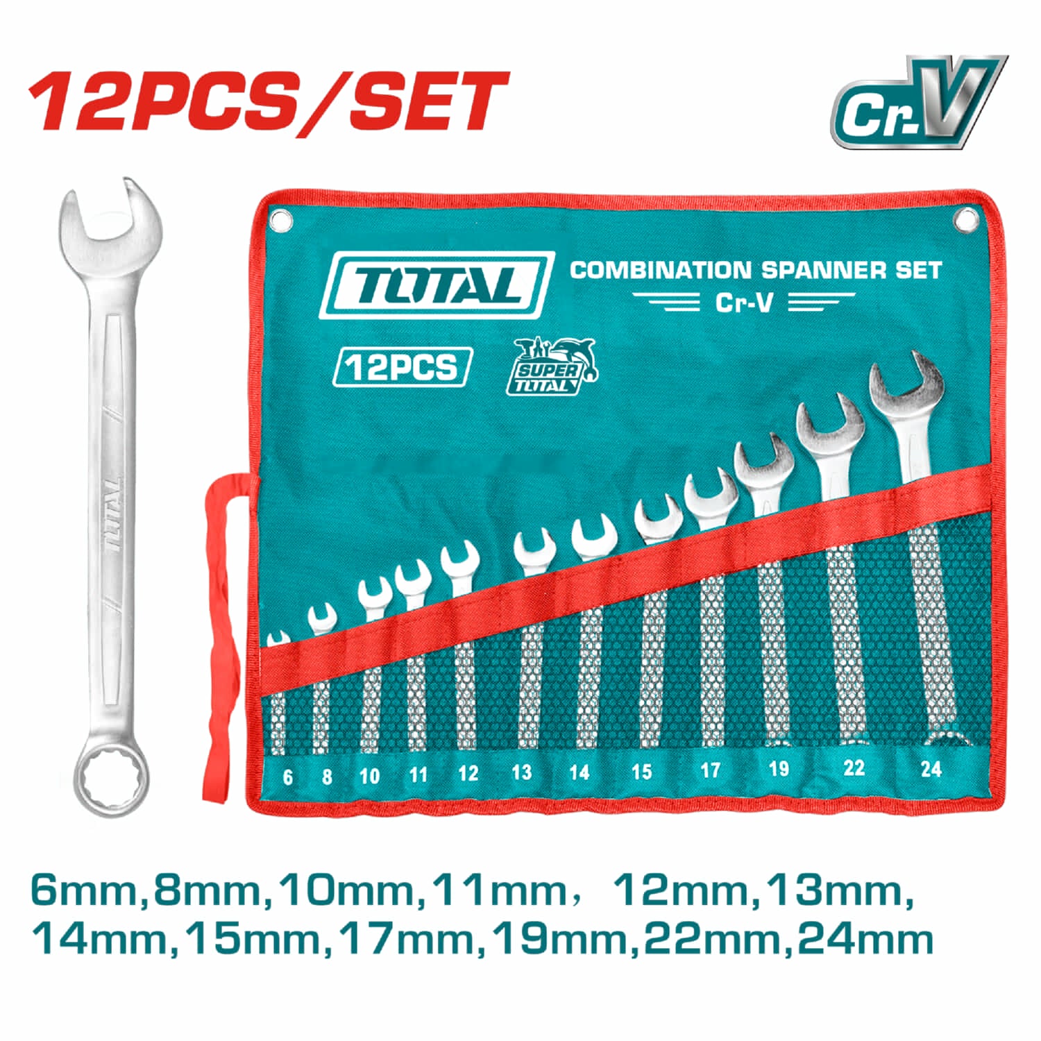 12 pza juego de llaves de combinación