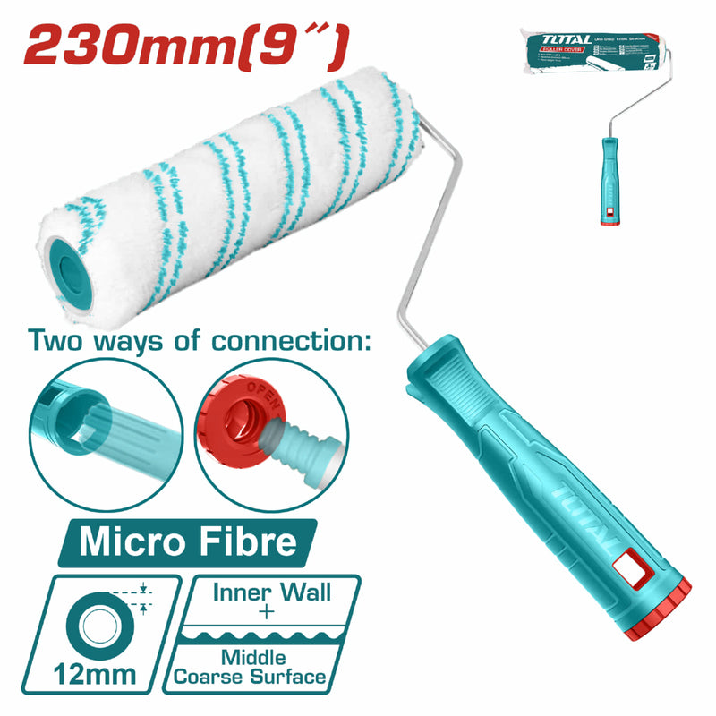 Rodillo para pintar. Medida 230mm/9".  (Paredes internas)