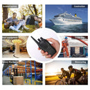 Juego de 4 Radios de 2 vías y 16 canales. Color Negro.