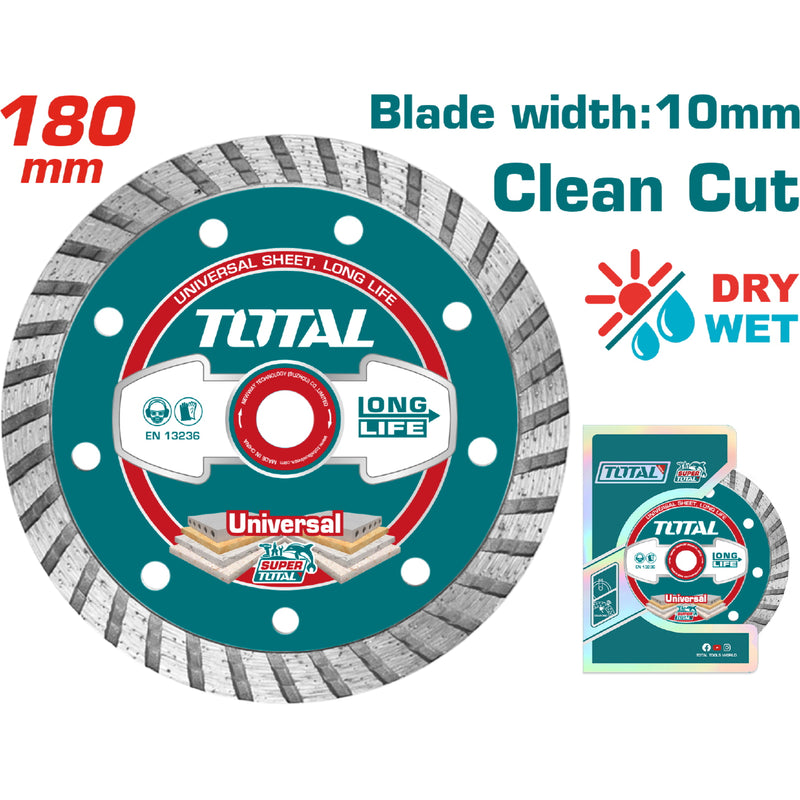 Disco diamantado turbo para concreto 7"x7/8"