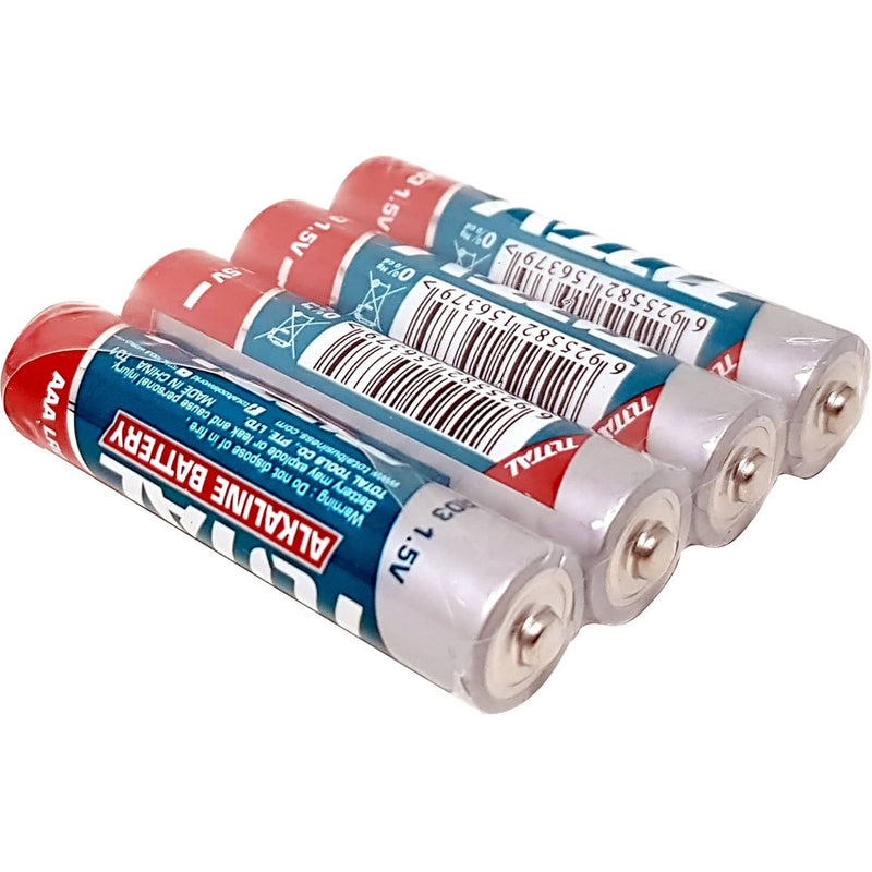 Baterias AAA Alcalinas (LR03), Regular, Capacidad - Batería 1300Mah. (4 Pzas)