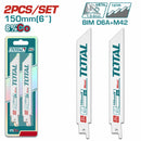 2pcs Hojas sierra sable reciproca para metal