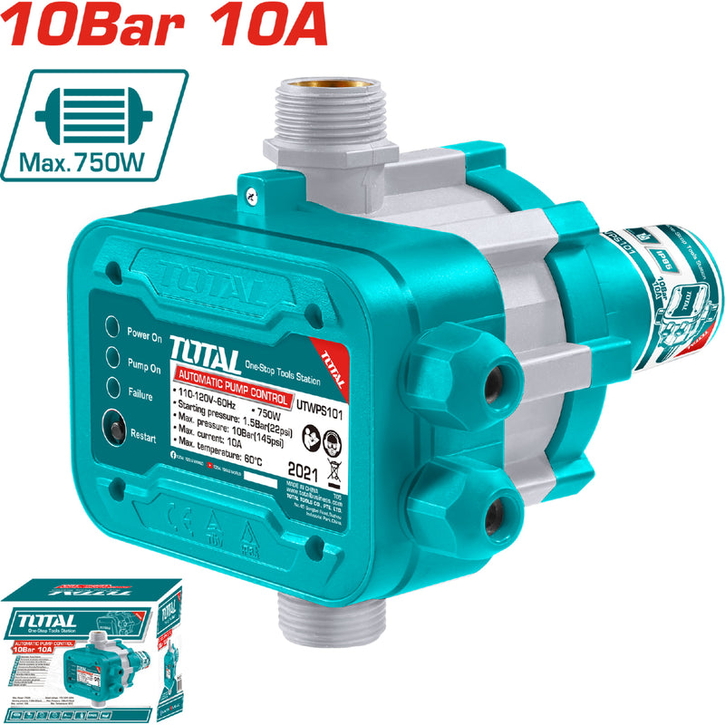 Control automático para bomba de agua periférica IP65. 110 - 120V~50/60Hz.