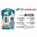 Destornillador Ratchet 24 pcs