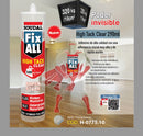 High Tack Clear ultra-transparente 290ml. Super fuerte tack inmediato