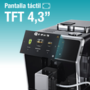 Máquina de Cafe Automática profesional Granos y polvo sistema de control inteligente avanzado 20 Bar Pantalla táctil  Joystick Espresso capuchino latte cortado macchiato