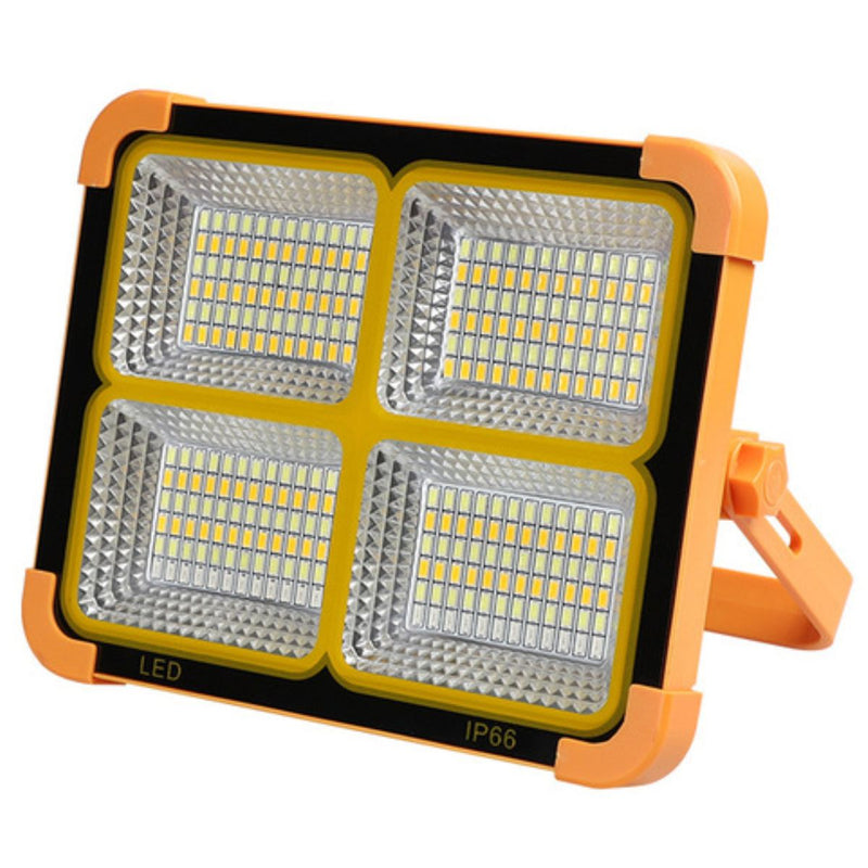 Reflector Solar LED 9000W Recargable con Power Bank IP66 para Exteriores